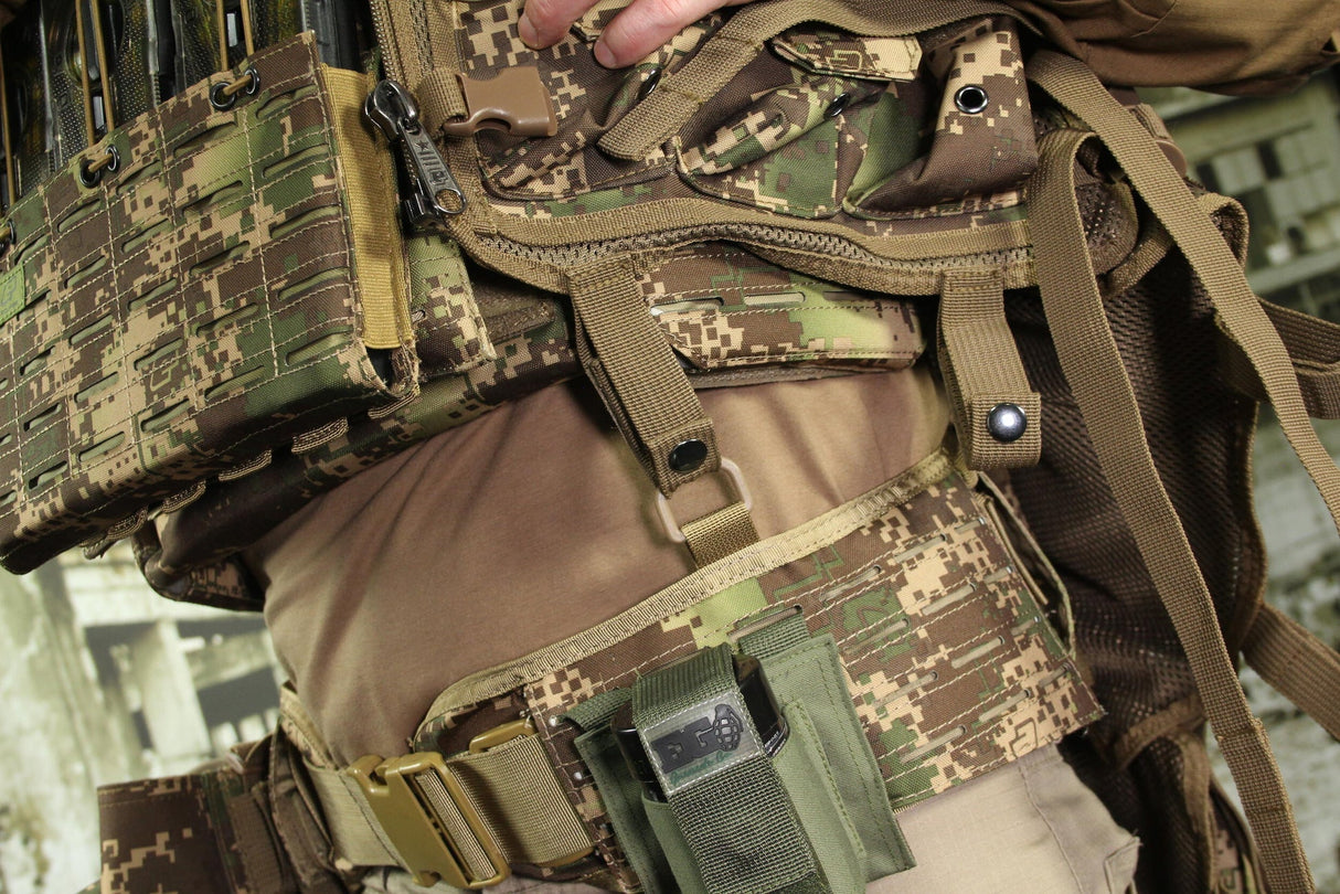 Planet Eclipse Battle Belt by Valken in HDE Camo, alternate view 7