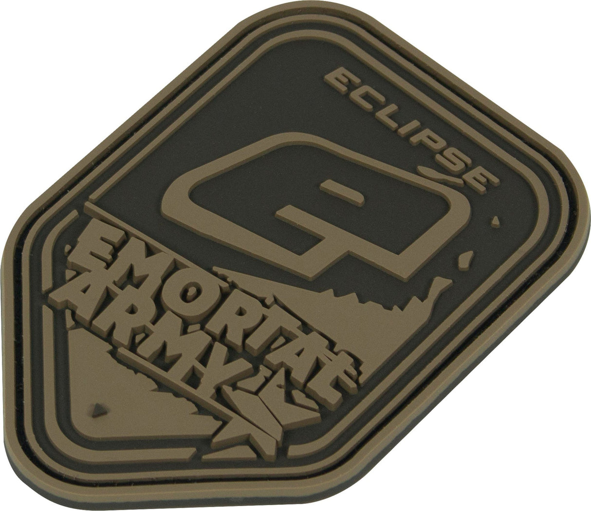 Planet Eclipse E-Mortal Squad rubber patch in Tan and Black