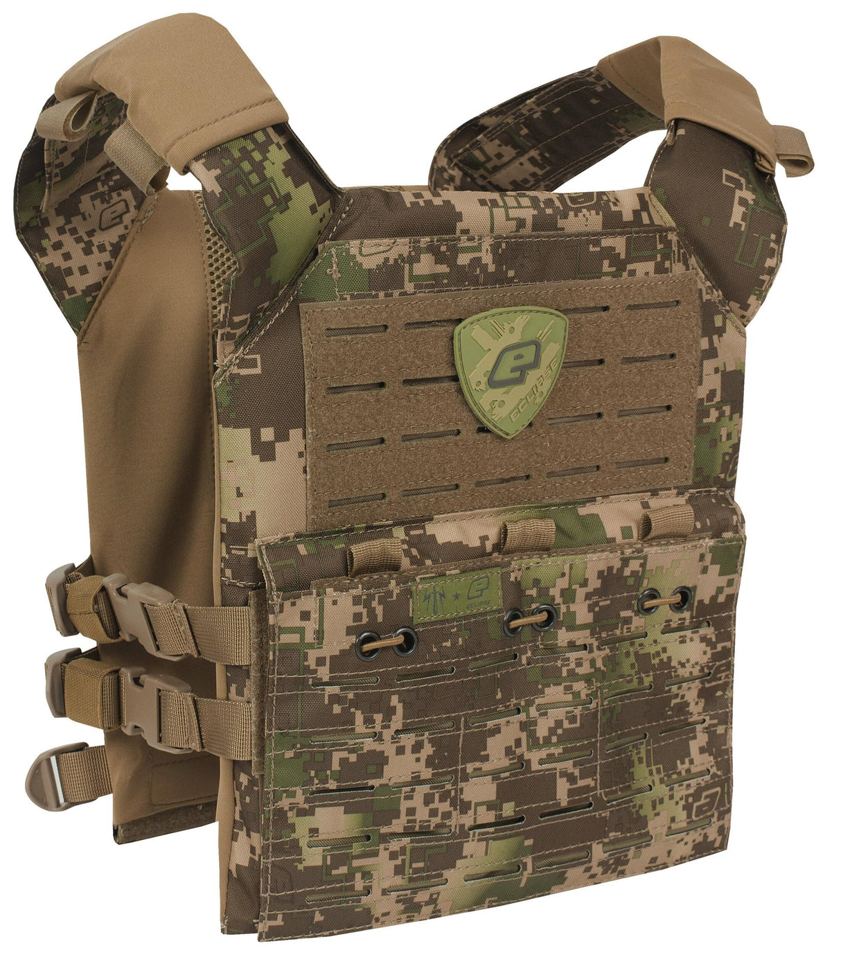 Planet Eclipse LC Plate Carrier by Valken in HDE Camo, product view
