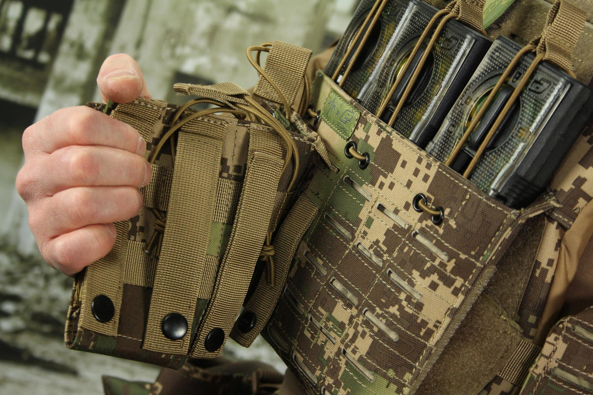 Planet Eclipse LC Plate Carrier by Valken in HDE Camo, alternate view 6