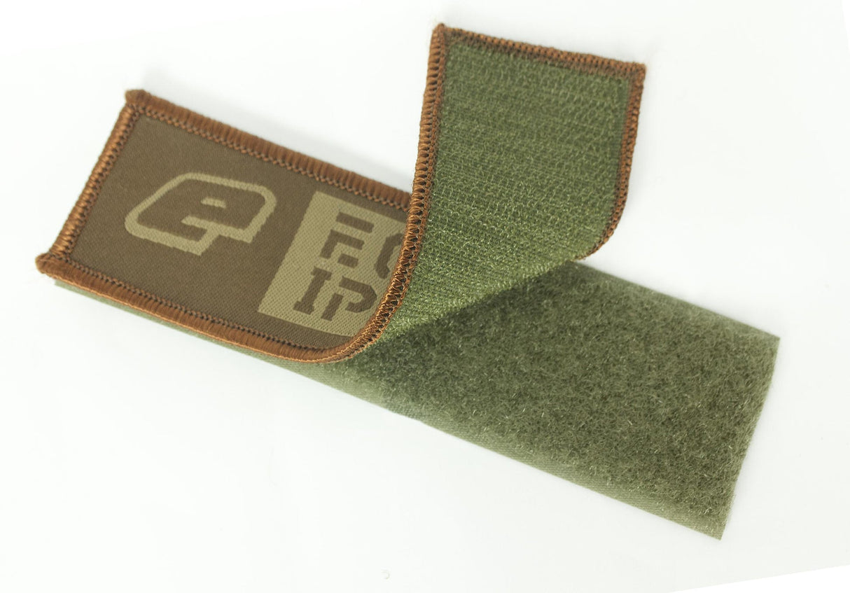 Planet Eclipse Tactical Sword woven patch in HDE Earth, alternate view