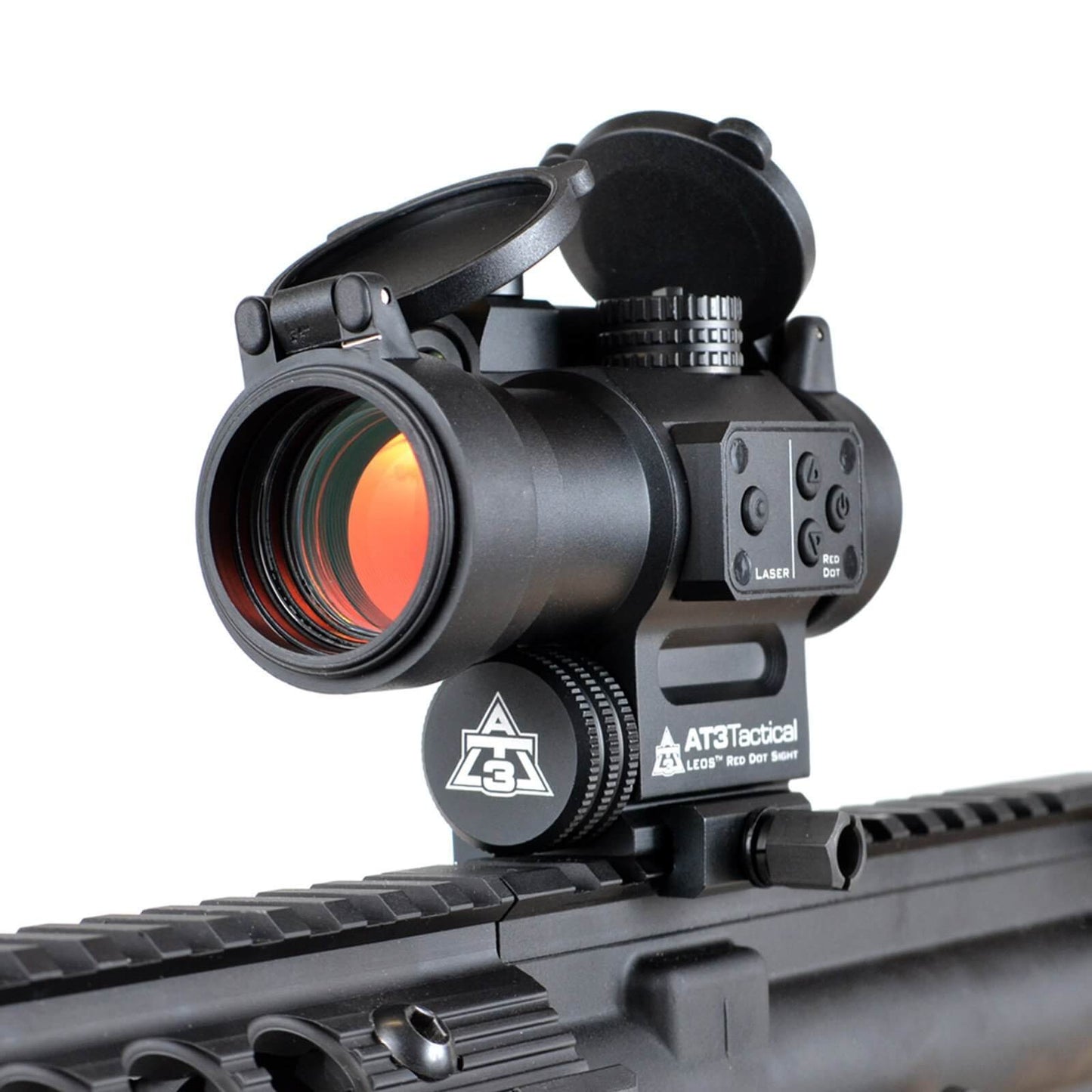 LEOS™ Red Dot Sight with Integrated Laser Sight & Riser - HR Tactical Innovations