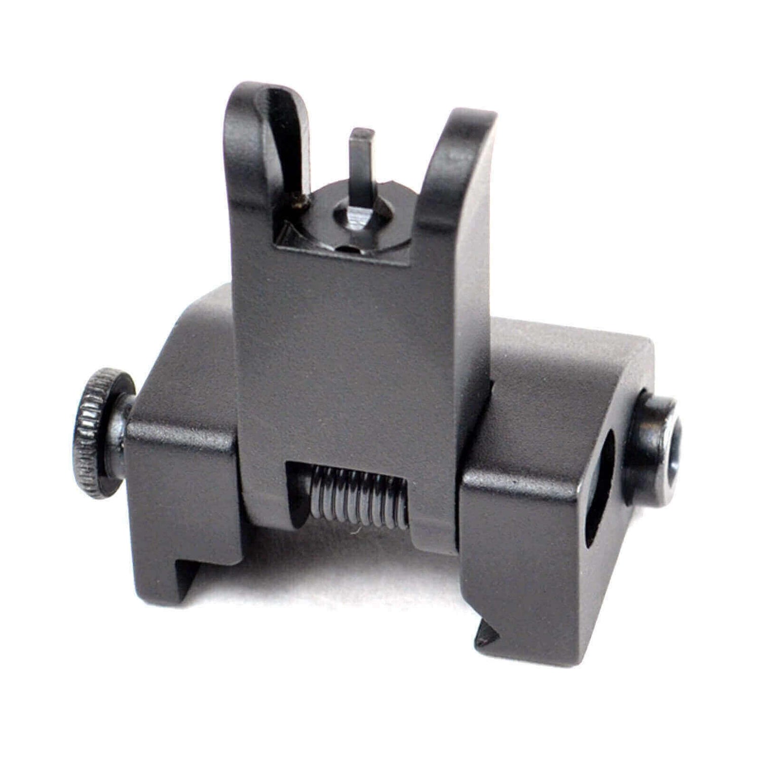 Flip-Up Spring-Assisted AR 15 Backup Iron Sights – Front & Rear Set – Same Plane — alternate view 4