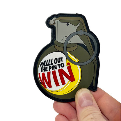 Pull the pin to win Patch + Sticker - HR Tactical Innovations