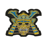 M-Tac Samurai Mask Embroidered Patch in Black