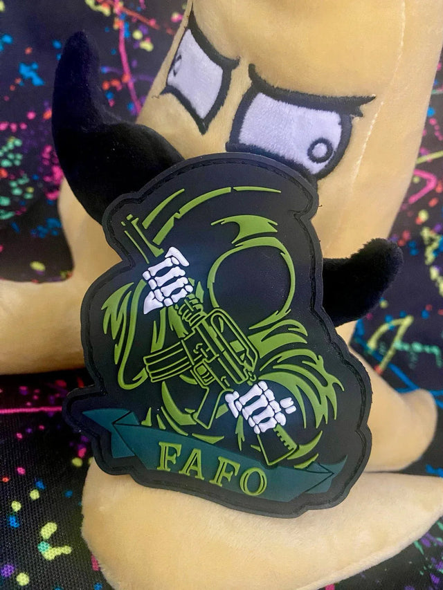 FAFO Reaper Fuck around and Find out - PVC PATCH in OD Green