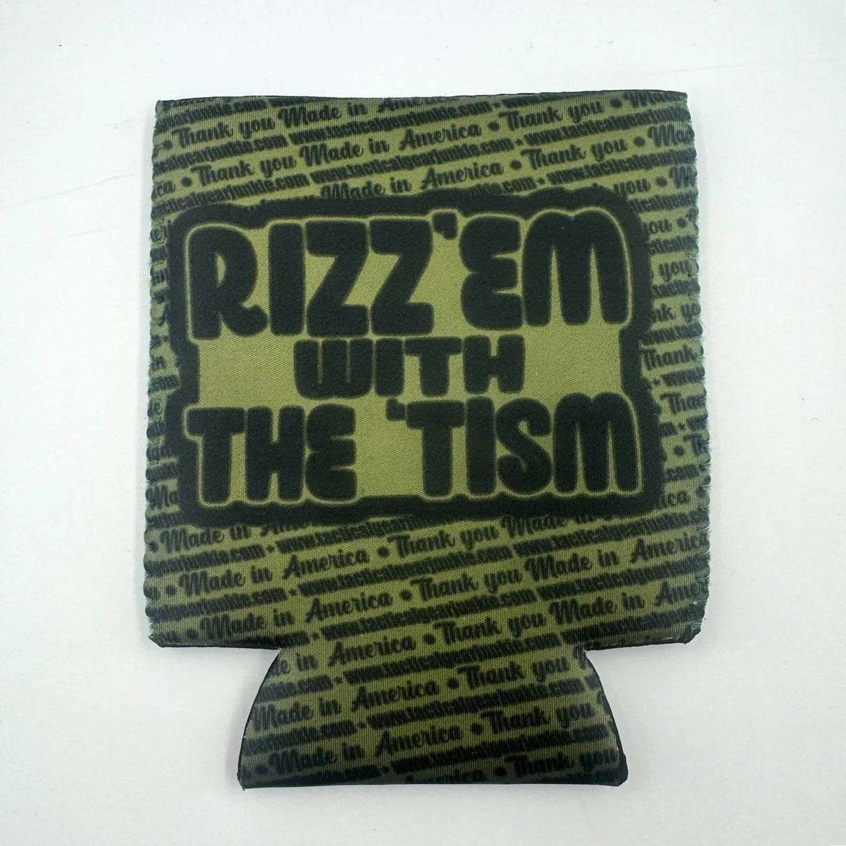 Tactical Gear Junkie Rizz 'Em With the 'Tism Neoprene TactiCooler in Rizz 'Em With The 'Tism - Pink, alternate view 2
