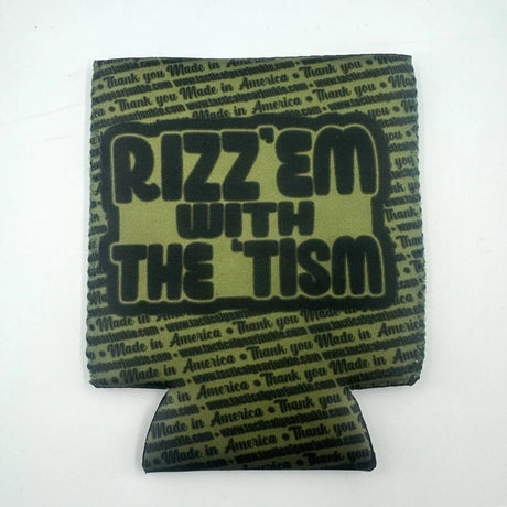 Tactical Gear Junkie Rizz 'Em With the 'Tism Neoprene TactiCooler in Rizz 'Em With The 'Tism - Pink, alternate view 2