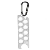 HK Army Paintball Ball Sizer Tool – 9 Bore Sizes | Multi-Tool with Carabiner