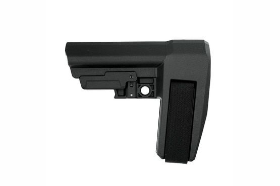 SB Tactical x Die Free Co. SBA6 pistol stabilizing brace in Black, side view