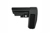 SB Tactical x Die Free Co. SBA6 pistol stabilizing brace in Black, side view
