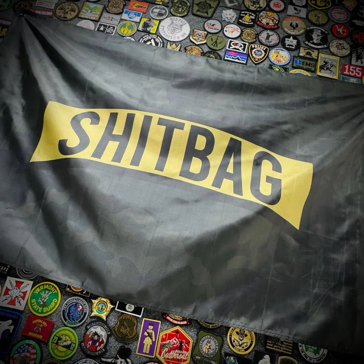 Tactical Gear Junkie Shitbag 3x5 Wall Banner, alternate view 2