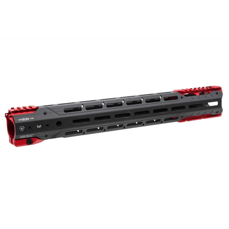 Strike Industries GRIDLOK Complete AR-15 Handguard in Red, alternate view 12