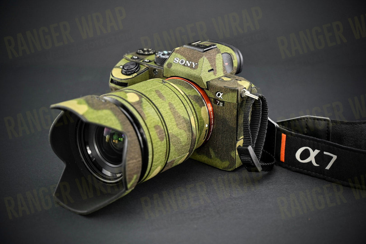 Sony A7 Series Camera Wraps - in Cordura Fabric in Sony A7 III Camera Body, alternate view 2