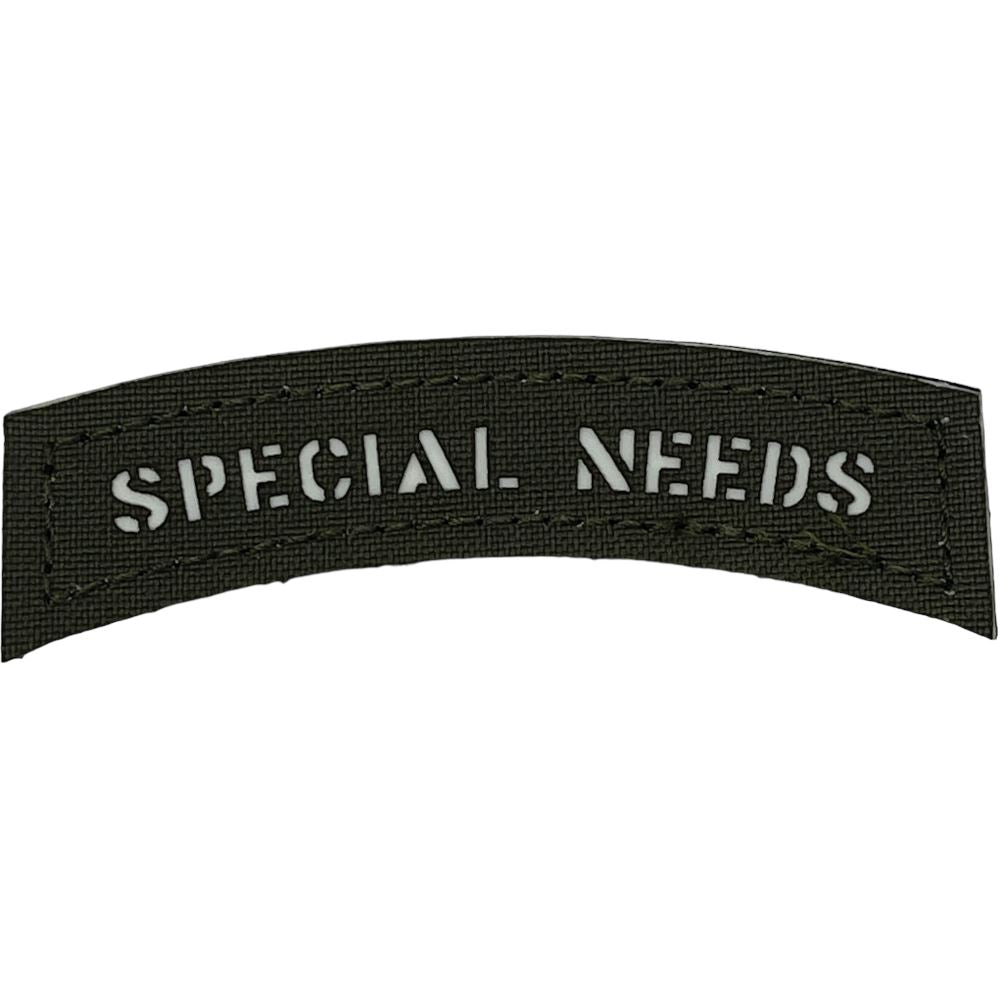 Patch Panel Special Needs Glow Laser Cut Tab product image