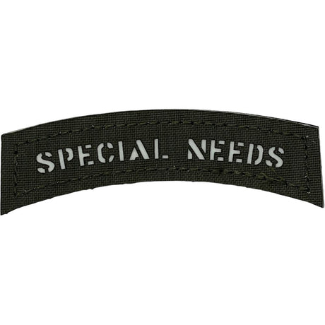 Patch Panel Special Needs Glow Laser Cut Tab product image
