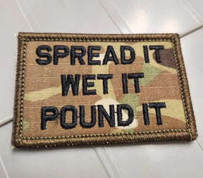 Tactical Gear Junkie Spread It Wet It Pound It 2x3 Patch