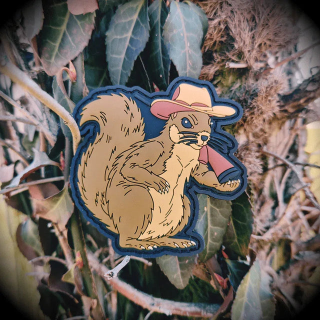 Tactical Gear Junkie Bullseye Bucky Squirrel 3 Inch PVC Patch