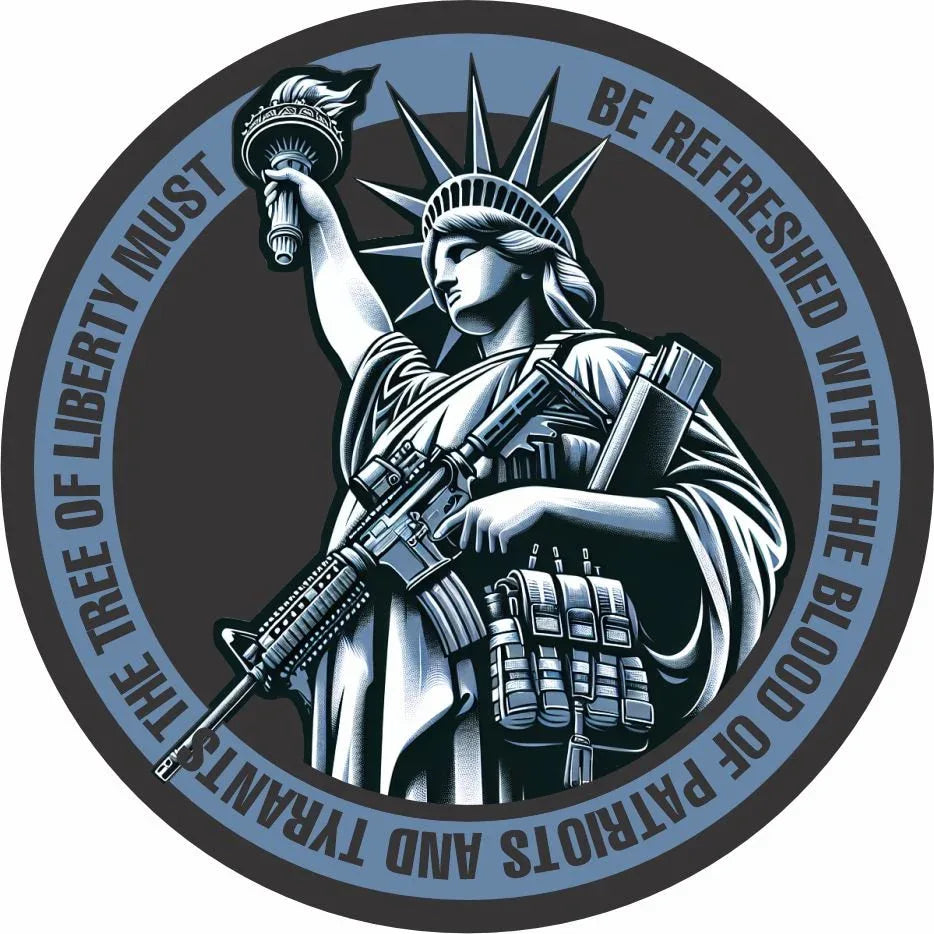Tactical Gear Junkie Lady Liberty 3.5 Inch Sticker