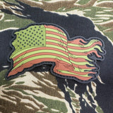USA Waving Flag 4-Inch PVC Patch - Vibrant Patriotism for Those who still love THE USA - Subdued, alternate view 2