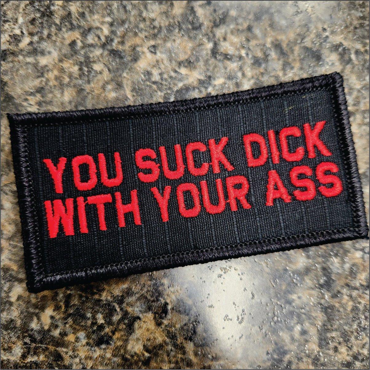 Tactical Gear Junkie You Suck 2x4 Patch - Black/Red