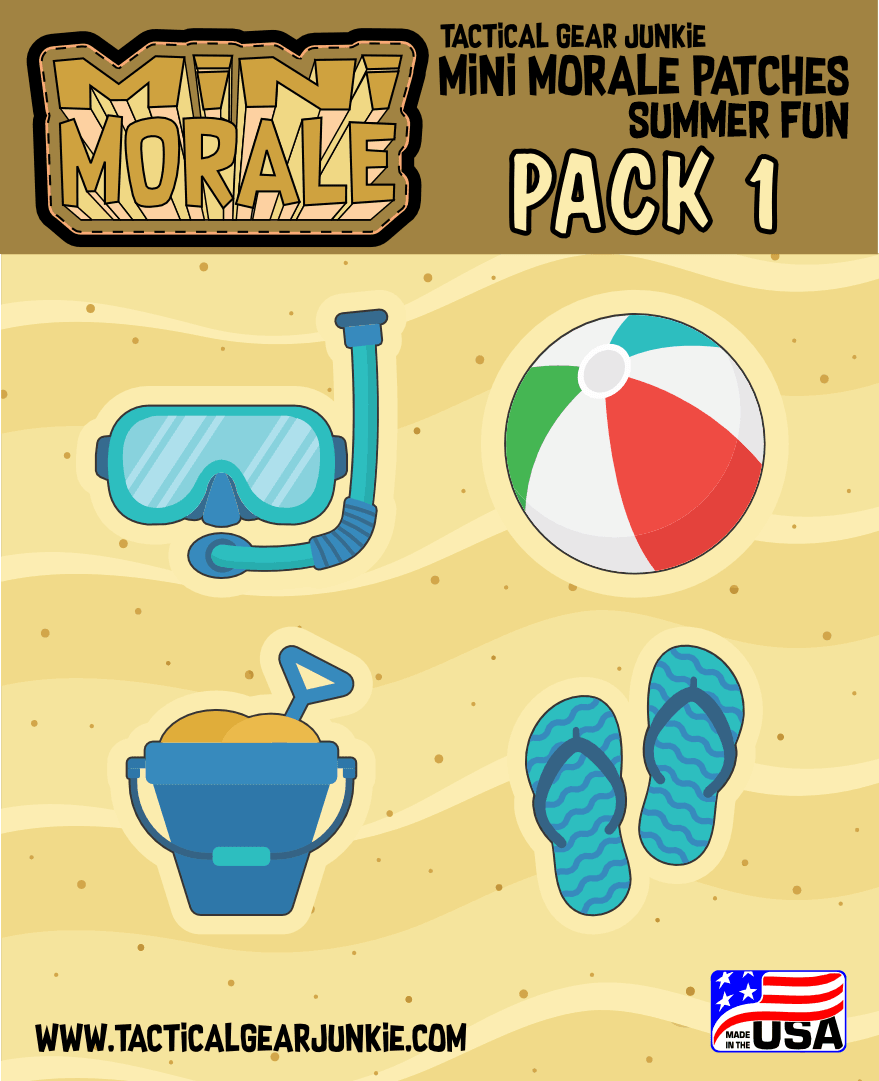 Tactical Gear Junkie Mini Morale Summer Fun Patch Pack 1