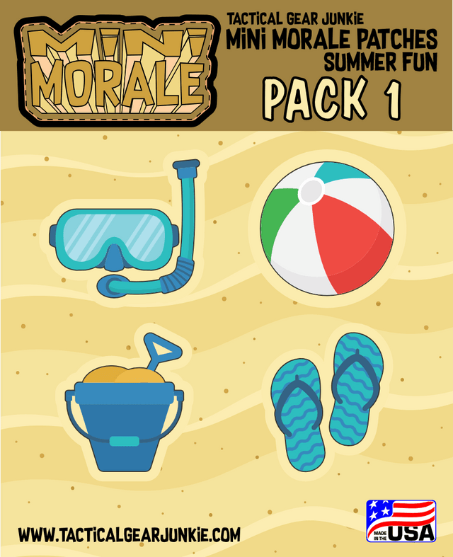 Tactical Gear Junkie Mini Morale Summer Fun Patch Pack 1