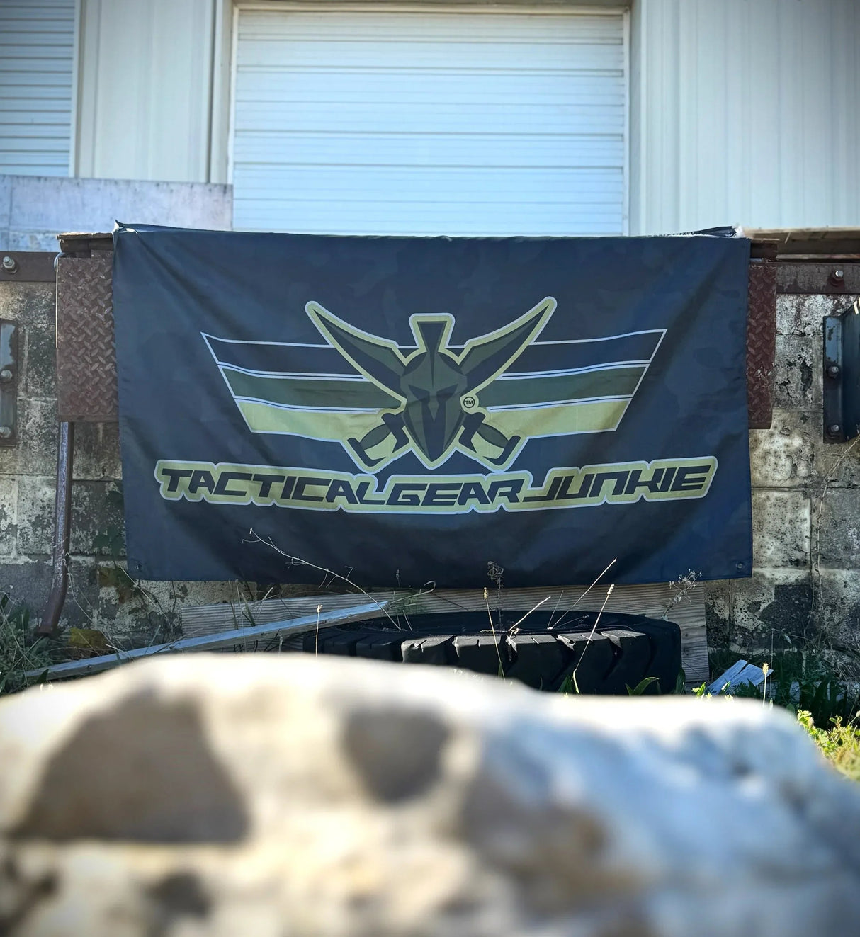 Tactical Gear Junkie Logo 3x5 Wall Banner