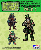 Tactical Gear Junkie Mini Morale Tactical Leprechaun Patch Pack 1