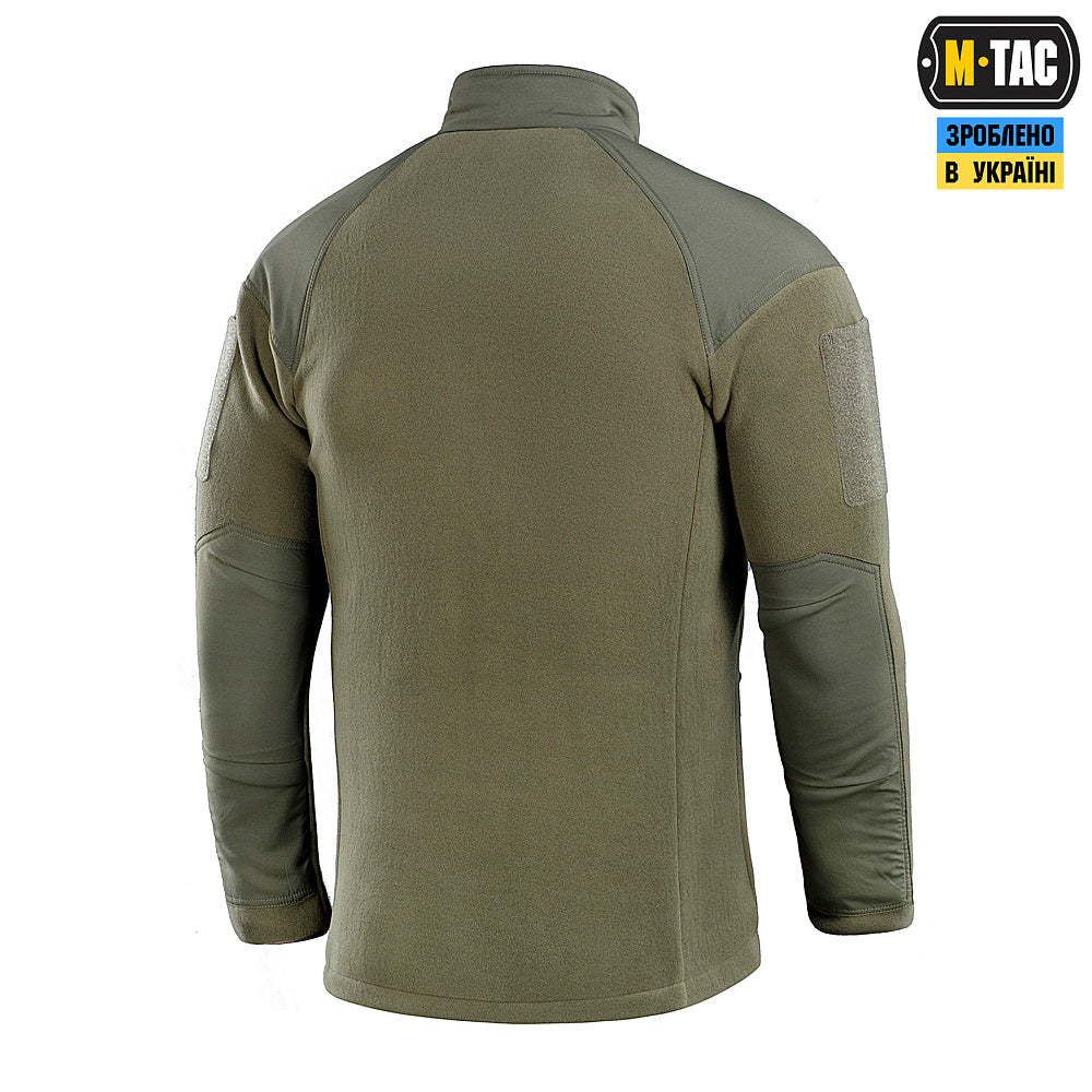 M-Tac Fleece Combat Jacket in Army Olive, alternate view 3