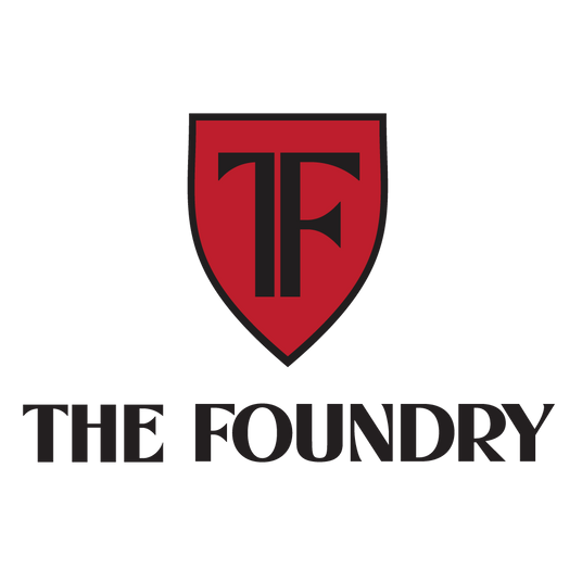The Foundry logo – HR Tactical Innovations’ custom paintball marker workshop for Cerakote, anodizing, engraving, and bespoke builds.
