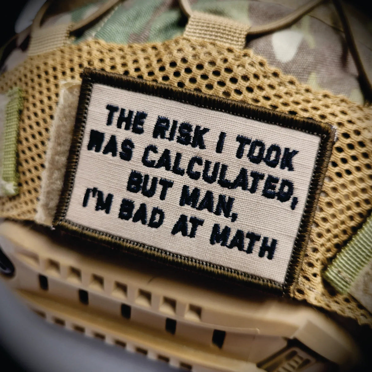 As Seen on Socials - The Risk I Took Was Calculated, But Man, I'm Bad At Math - 2x3 - Multiple Variants in Black