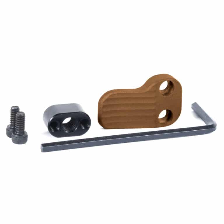 Timber Creek Outdoors AR Extended Magazine Release in Burnt Bronze