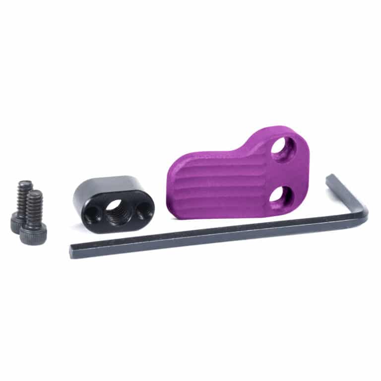 Timber Creek Outdoors AR Extended Magazine Release in Purple Anodized