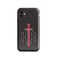 HRTI Tough Case for iPhone® – Black-on-Black – Matte — alternate view 2