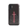 HRTI Tough Case for iPhone® – Black-on-Black – Matte — alternate view 2