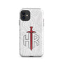 HRTI Tough Case for iPhone® – White-on-White – Matte — alternate view 2