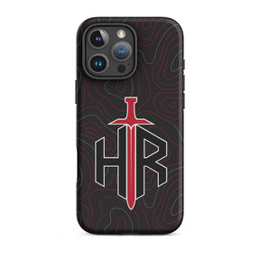 HRTI Tough Case for iPhone® – Black-on-Black – Glossy