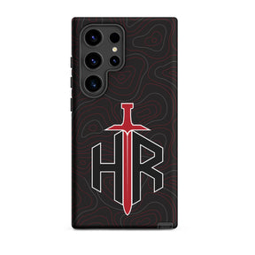 HRTI Black-on-Black Tough Case for Samsung® – Glossy