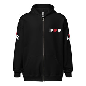 HRTI Premium Unisex heavy blend zip hoodie – Black