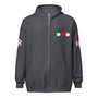 HRTI Premium Unisex heavy blend zip hoodie – Navy — alternate view 9
