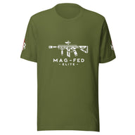 Mag-fed Elite Premium Unisex t-shirt – Brown — alternate view 37