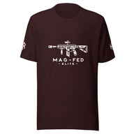 Mag-fed Elite Premium Unisex t-shirt – Black Heather — alternate view 9