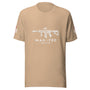 Mag-fed Elite Premium Unisex t-shirt – Heather Midnight Navy — alternate view 45