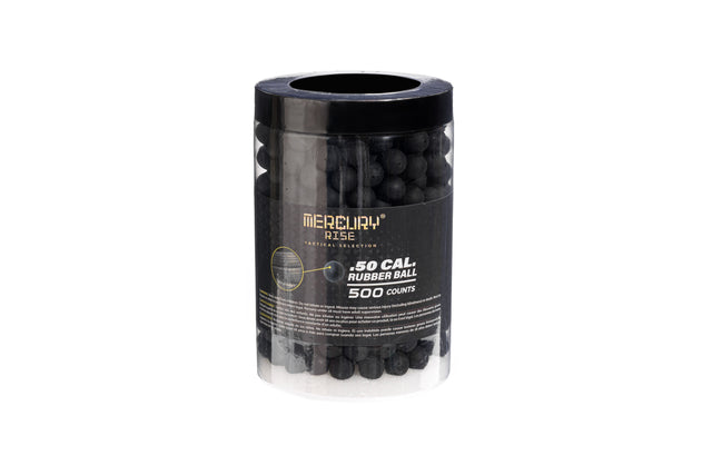Mercury Rise .50 caliber TPE rubber ball ammo 500-count jar