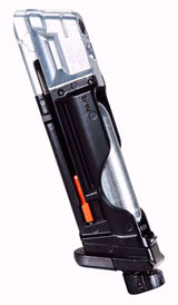 T4E GLOCK G17 Gen5 quick-piercing magazine with CO2 capsule visible