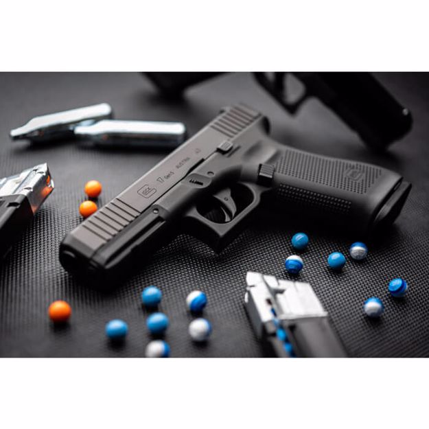 T4E GLOCK G17 Gen5 paintball pistol with .43 caliber roundball