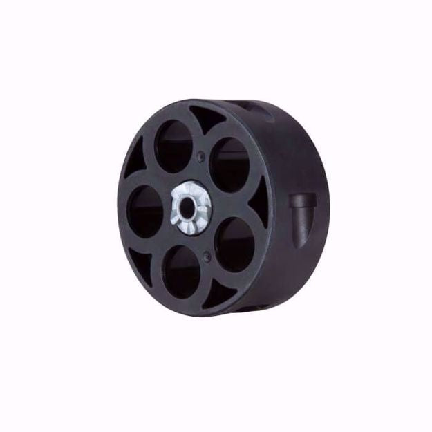 T4E TR .68 revolver magazine cylinder rear angle