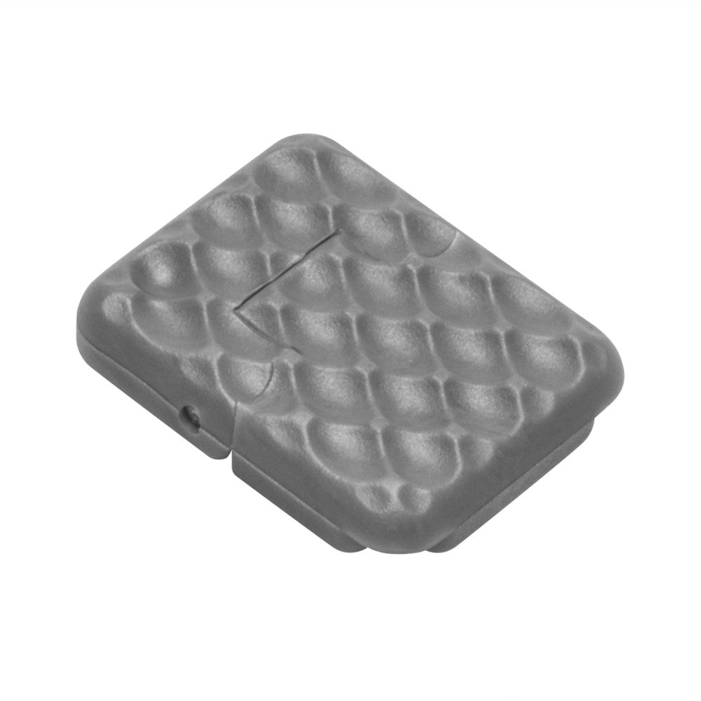 NcSTAR KeyMod 1-slot rubber rail covers in Urban Gray, 18 pack