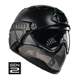 WARQ Gen 2 force-on-force helmet in Black